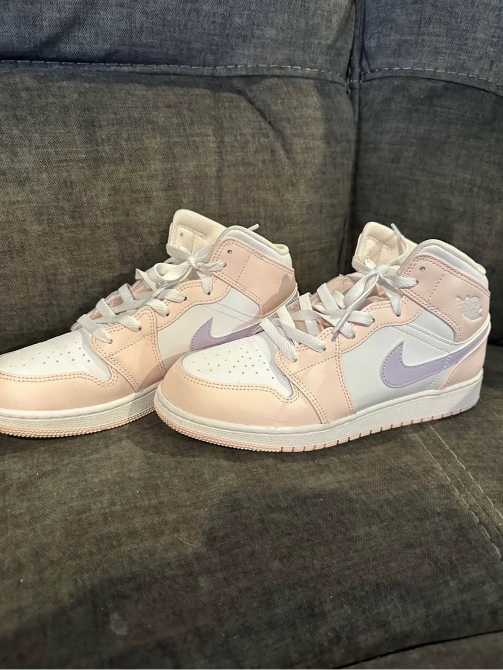 Nike Air Jordan 1 Mid Pastel Pink & Lavender